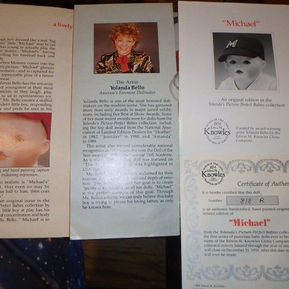 Michael by Yolanda Bello 1990 Yolanda’s Playtime - Picture 10 of 13